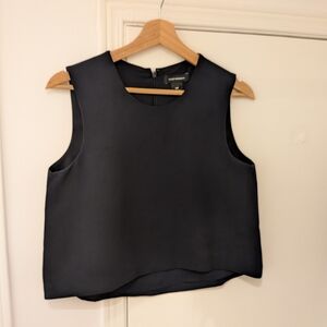 Club Monaco Navy Crop Top
